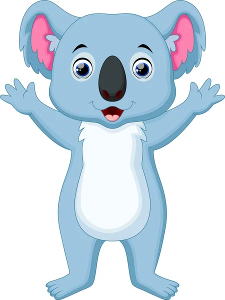 Schattig koala cartoon — Stockvector