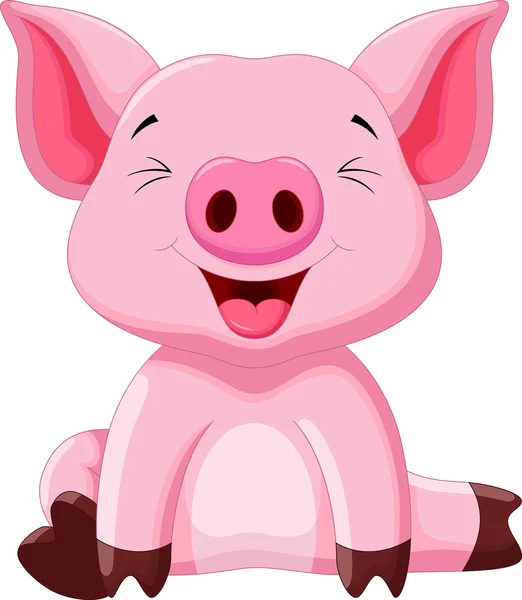 Funny pig Vector Art Stock Images | Depositphotos