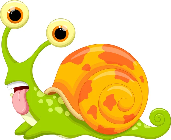 Cute snail cartoon — Stock Vector