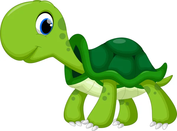 Cute turtle cartoon — Stock Vector