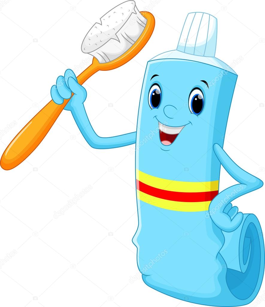 Toothbrush and toothpaste cartoon Stock Vector Image by ©irwanjos2 #88032578