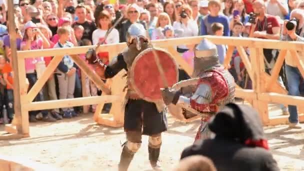 Jousting Konkurs obecnie — Wideo stockowe