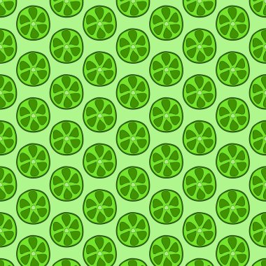 Dikişsiz doodle kireç desen