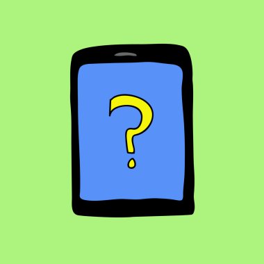 soru işareti ile pad doodle