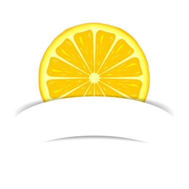 Limon ile kağıt bayrak