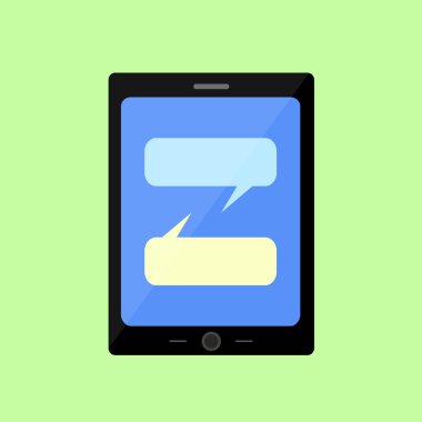 Düz stil touch pad ile sohbet