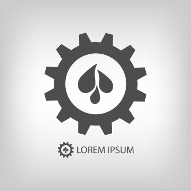 Su damlaları ile Dişli çark