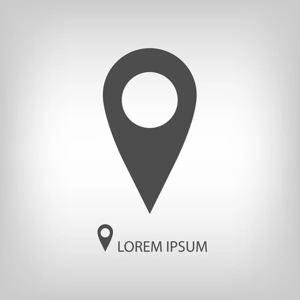 Gri geo PIN logosu olarak