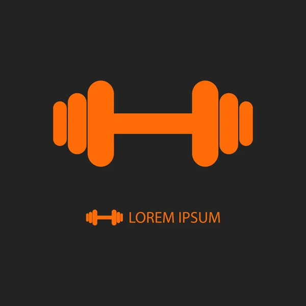 Olarak logo siyah turuncu halter