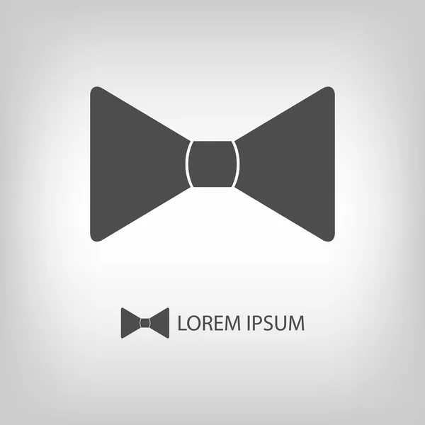 Bowtie som logo – Stock-vektor