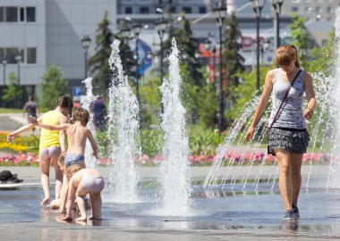 Açık kentsel eğlence.