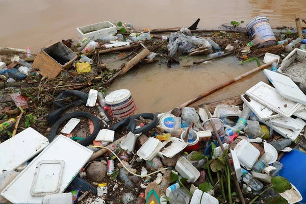 Nakhon Ratchasima Thailand Oktober 2020 Banjir Besar Dari Hujan Muson — Stok Foto