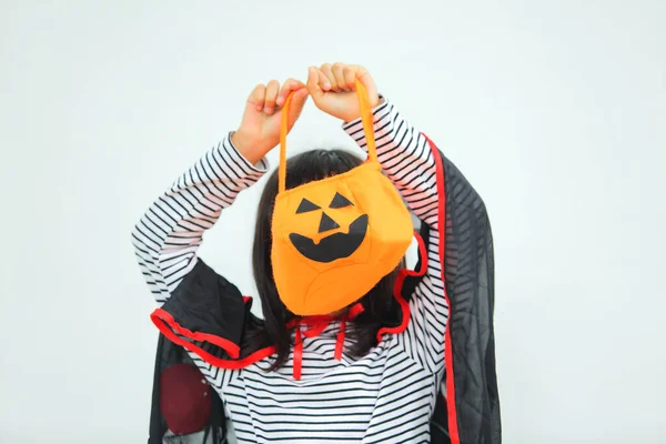 Halloween Vacances Concept Enfance Petits Enfants Sud Est Asiatique Halloween — Photo