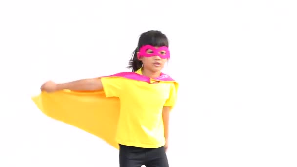 Earth Day Konzept Ein Nettes Kleines Mädchen Freude Und Kindheit — Stockvideo