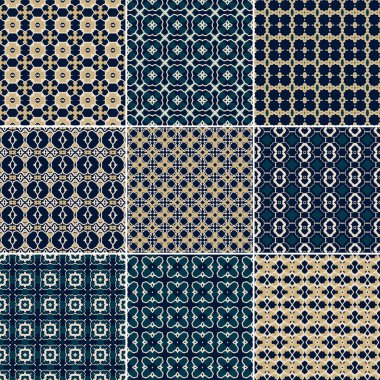 9 kesintisiz geometrik desenleri