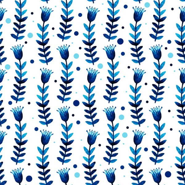 Watercolor seamless pattern — Stock Vector