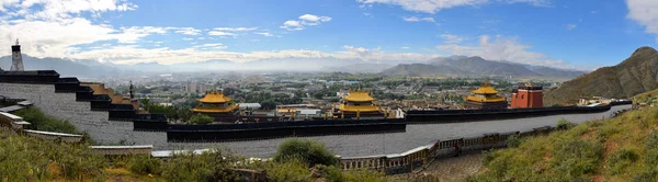 Kora av Tashilunpo kloster n Shigatse, Tibet — Stockfoto