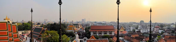 Bangkok uitzicht vanaf Golden Mount — Stockfoto