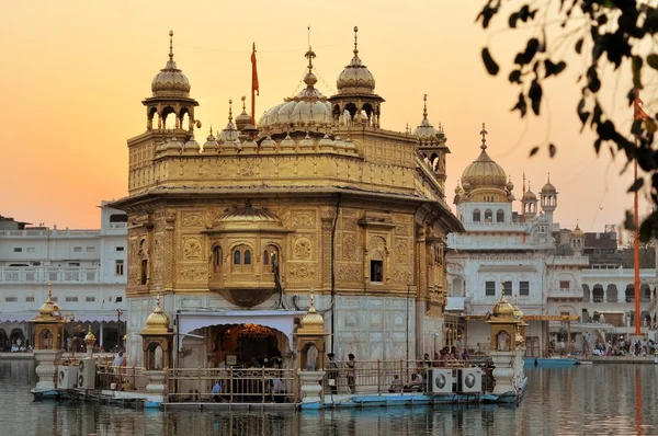 Szikh Szent Golden Temple-ban Amritsar, Punjab, India — Stock Fotó