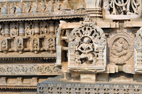 Templo Hindu Chennakeshava em Belur, Índia — Fotografia de Stock