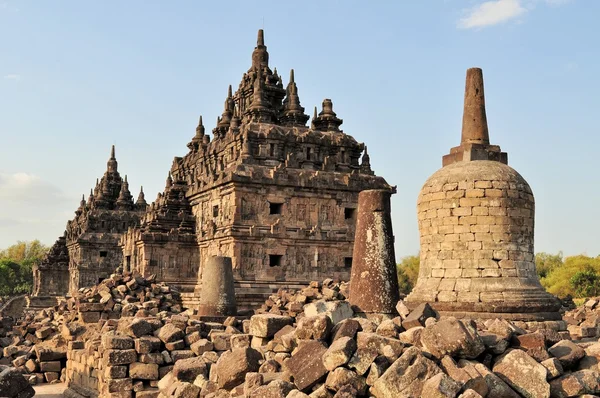 Plaosan buddhistiska tempel i Yogyakarta, Indonesien — Stockfoto