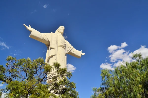 Largest Jesus Statue dünya çapında, Cochabamba Bolivya — Stok fotoğraf