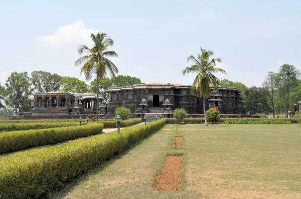 Hoysaleshwara templo hindú, Halebid, India — Foto de Stock