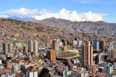 La Paz capitol Bolivya Andes,