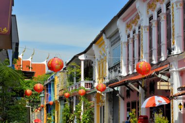 Phuket Old Town, Tayland için sömürge mimarisi