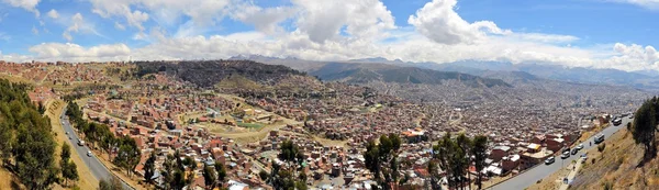 La Paz in de Andes, capitol Bolivia — Stockfoto