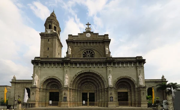 Manilla kathedraal in Intramuros, Filippijnen — Stockfoto