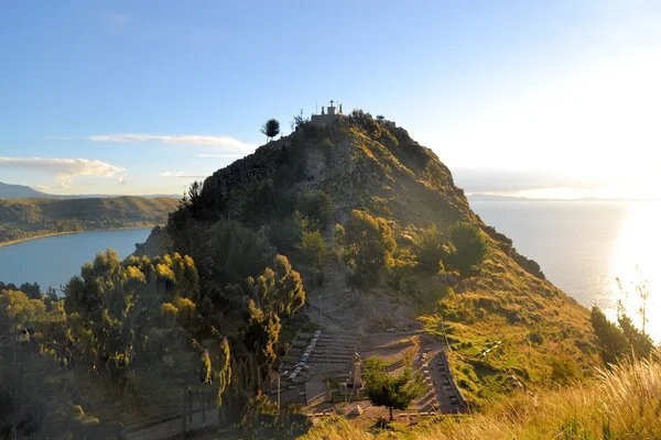 Chemin de Croix à Copacabana, Lac Titicaca — Photo