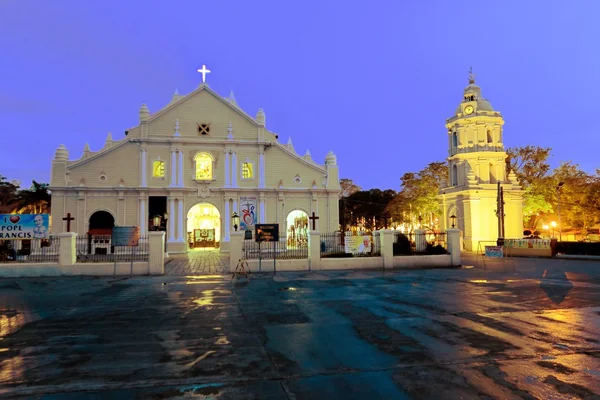 Τα αποικιακή Vigan καθεδρικός ναός στην Vigan, Φιλιππίνες — Φωτογραφία Αρχείου