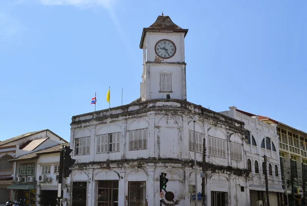 Colonial Architecture in Phuket Old Town, Thailand — Stock Photo, Image