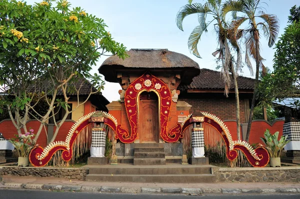 Hindutempel in ubud, bali, Indonesien — Stockfoto