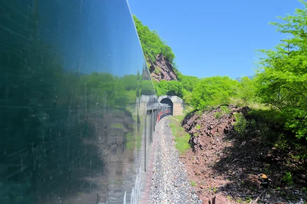 銅キャニオン、メキシコでエル ・ Chepe 鉄道 — ストック写真