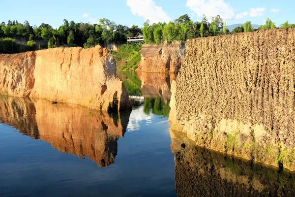 Λατομείο λίμνη Mini Grand Canyon κοντά σε Chiang Mai — Φωτογραφία Αρχείου