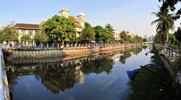 Holenderskiej architektury kolonialnej w Kota, Dżakarta, Indonezja — Zdjęcie stockowe