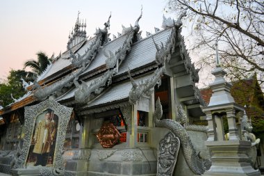 Wat Sri Suphan Gümüş Tapınağı Chiang Mai, Tayland