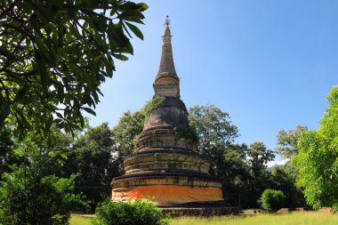Antik Pagoda. WAT Umong Chiangmai, Tayland.