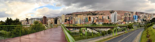 Walkway Urbano Central Park in La Paz — Stock Photo, Image