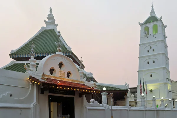 Mesquita Kampung Kling da UNESCO. Malaca, Malásia — Fotografia de Stock