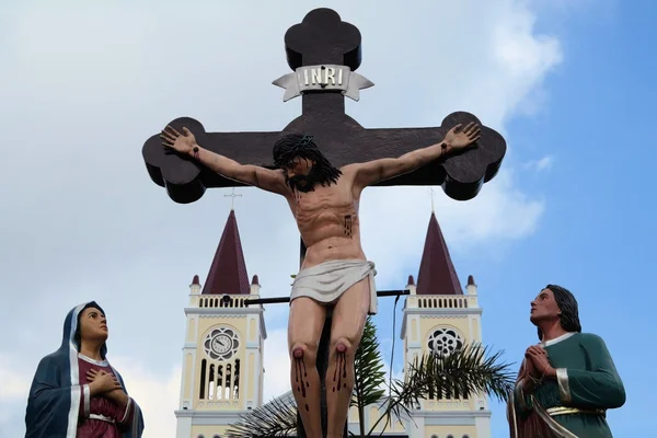 Catedral de Nuestra Señora de la Expiación en la ciudad de Baguio, Filipinas — Foto de Stock