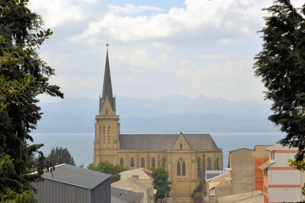 Kathedrale in der argentinischen Stadt Bariloche — Stockfoto