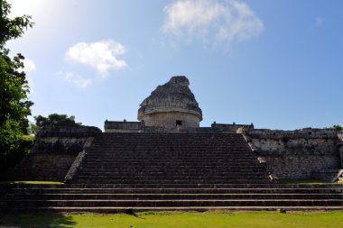 Maya gözlem evinde Chichen Itza, Meksika, Yucatan