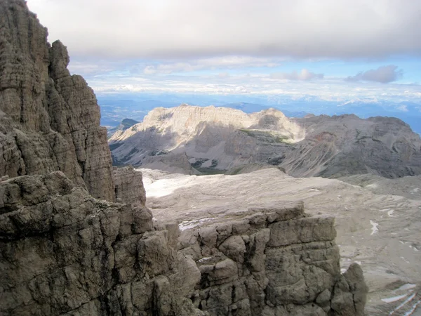 Pejzaż widok w Dolomiti di Brenta, Włochy — Zdjęcie stockowe