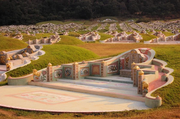 Chinese cemetery in Kanchanaburi, Thailand — Stock Photo, Image