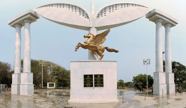 Стела Pegasus у мемориала MGR, Ченнаи, Индия — стоковое фото