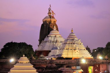 Puri, Orissa, Hindistan 'daki Jagannath Tapınağı.