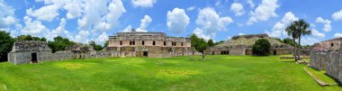 Mayan ruins of Kabah on the Puuc Route, Yucatan, Mexico clipart